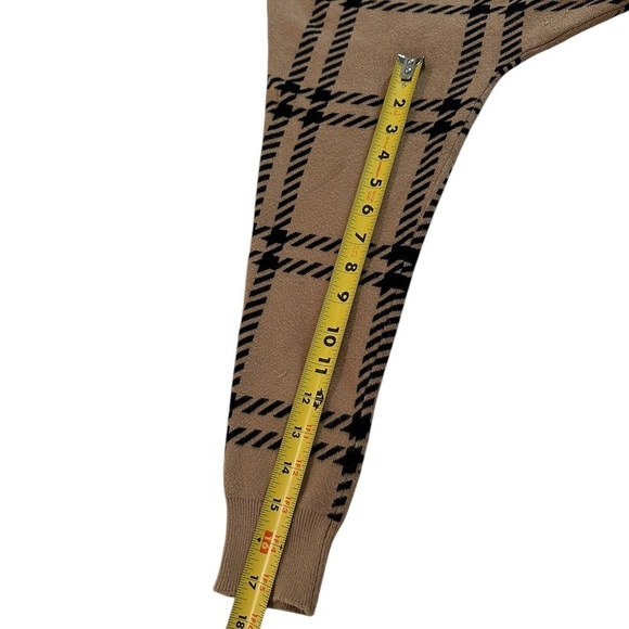 Express Women's Size SP Sweater Top Long Sleeve Striped Brown/black - Picture 13 of 16